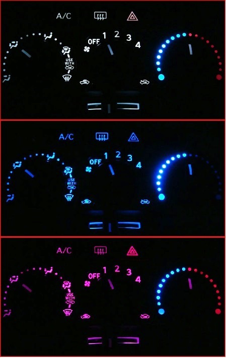 タントL375S/L385S エアコンパネルLED照明1台分セット ピンク拍卖