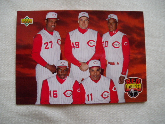 JOSE RIJO&ROB DIBBLE&ROBERTO KELLY&REGGIE SANDERS&BARRY LARKINL◆UPPER DECK 1993 Cincinnati Reds シンシナティレッズ拍卖