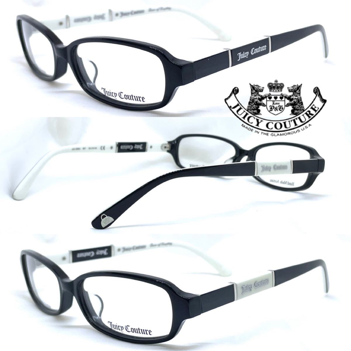 新品 送料無料 Juicy Couture ジューシー クチュール メガネフレーム ジューシークチュール JUC-3005J 807 ブラック/ホワイト拍卖