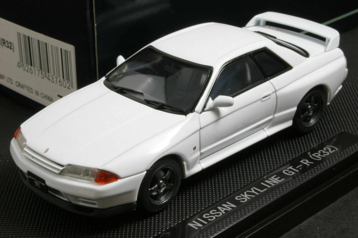 ■即決エブロ 1/43【日産 スカイライン GT-R R32 (ホワイト) 「Oldies」 43760拍卖