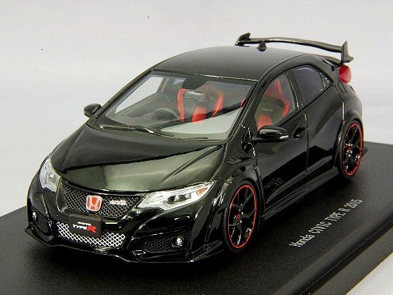 ■即決エブロ 1/43【ホンダ シビック タイプR 2015 Japanese License Plate (クリスタルブラックパール) 45367拍卖