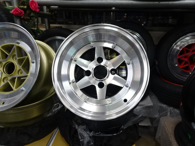 復刻版ロンシャンXR-4 7J-14 +0 114.3/4H 新品 ホイールのみ 4本セット 旧車拍卖