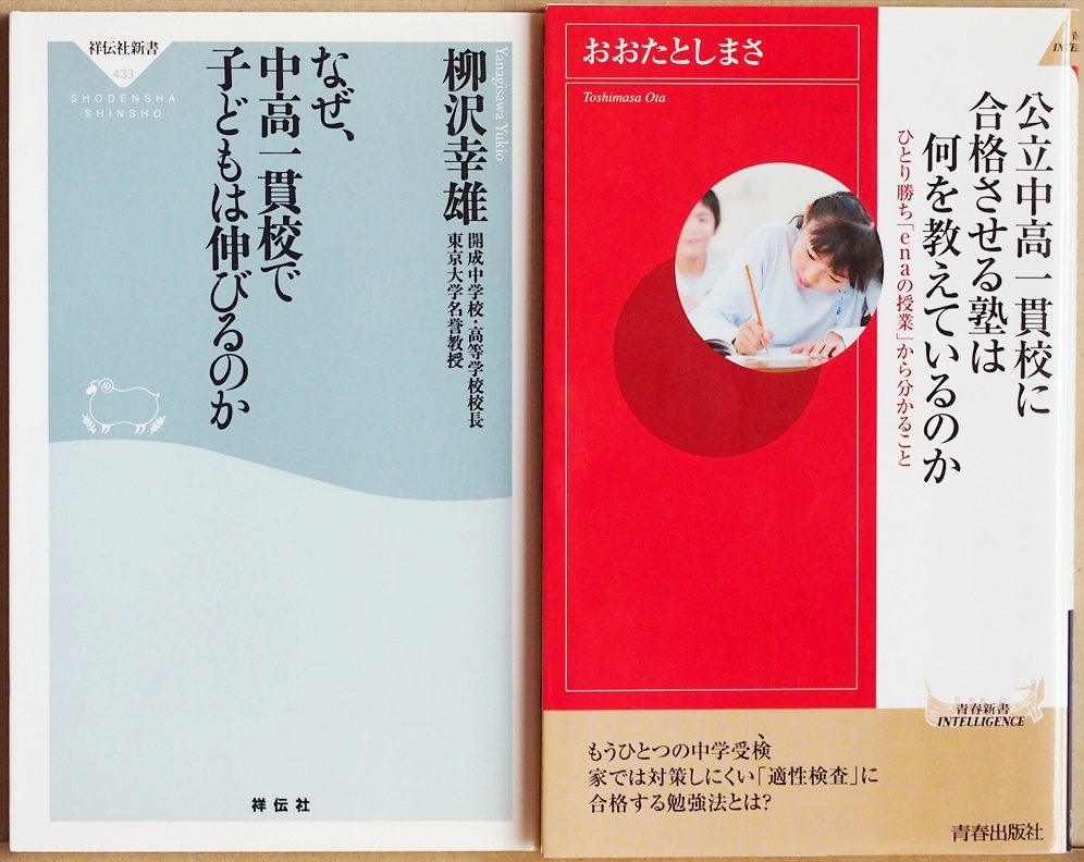 ★送料無料★ なぜ、中高一貫校で子どもは伸びるのか 公立中高一貫校に合格させる塾は何を教えているのか ena 柳沢幸雄 おおたとしまさ拍卖