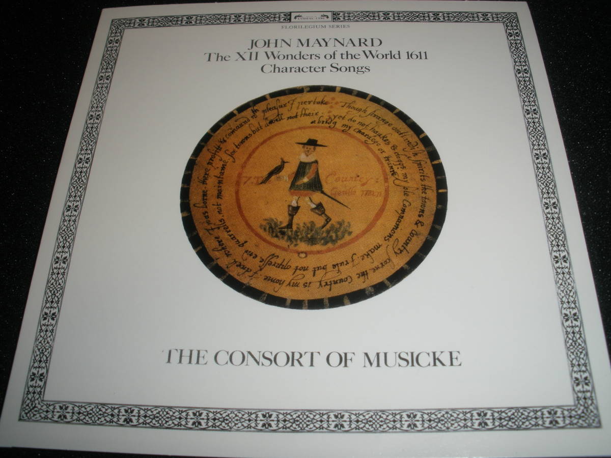 キャラクター・ソング集 メイナード キャンピオン ヒューム ルーリー コンソート オワゾリール 中世 ルネッサンス オリジナル 紙 美品拍卖