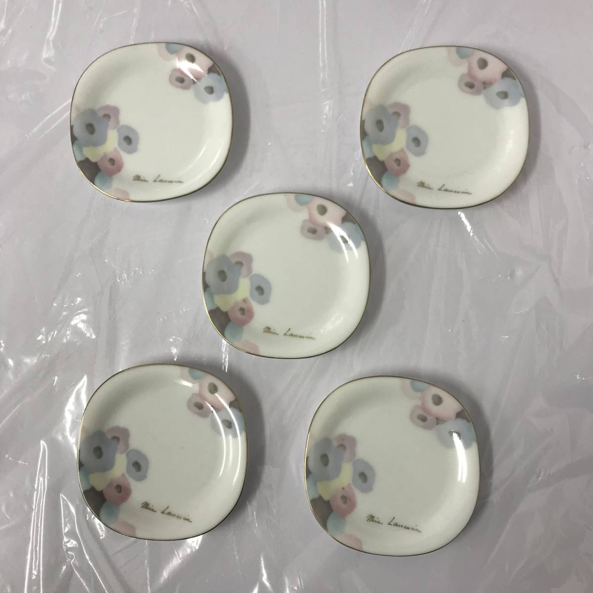 マリー・ローランサン / 小皿5枚セット / 9cm 拍卖
