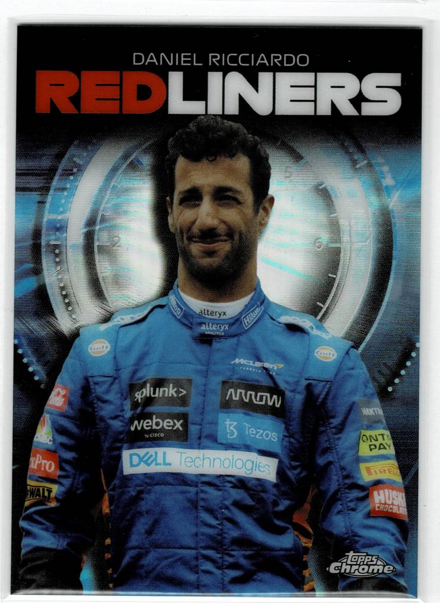 2021 Topps Chrome Formula 1 Daniel Ricciardo Red Liners拍卖