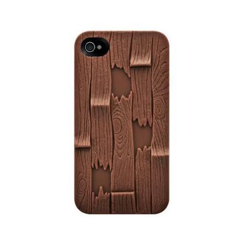 送料無料★スマホケース カバー iPhone4 4s 木目柄 ブラウン拍卖