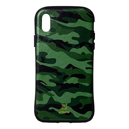 【在庫処分】 NATURAL design iPhoneX Xs (5.8インチ) ケース カラフルカモ GREEN グリーン 衝撃吸収 耐衝撃 iP8-MSP05 迷彩柄拍卖