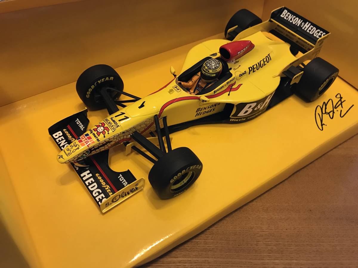 ※ 1/18 MINICHAMPS 【Benson & Hedges】 ジョーダン・プジョー 197 #11 R.シューマッハ 1997拍卖