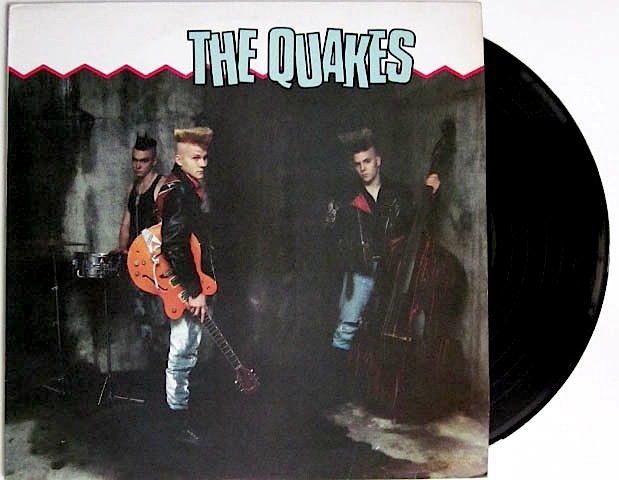 廃盤 LP レコード ★ 1988年オリジナル盤 ★ 初期音源!! 1st アルバム デビュー盤 ★ THE QUAKES ★ ネオロカ サイコビリー ネオロカビリー拍卖