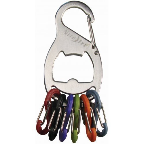 同梱可能 ナイトアイズ キーホルダー エスビナー キーラックプラス 栓抜き シルバー KRB-03-11拍卖