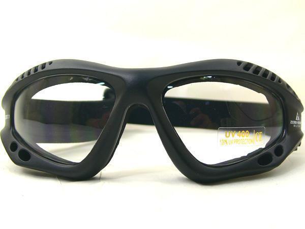 同梱可能 ゴーグル タクティカルゴーグル サバゲー ミリタリー ゼロビジョン ANSI Z87.1 ZV-101BK-CL拍卖