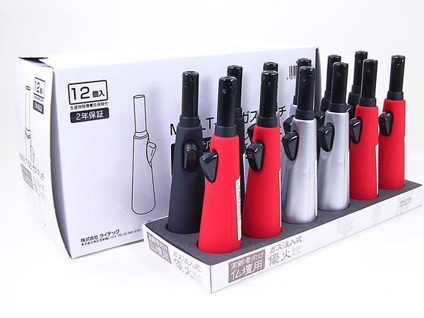 同梱可能 点火棒 優火スリム 高齢者向け 仏壇用 注入式電子ライター 2年保証 ライテック お色お任せ発送x12本セット/卸拍卖