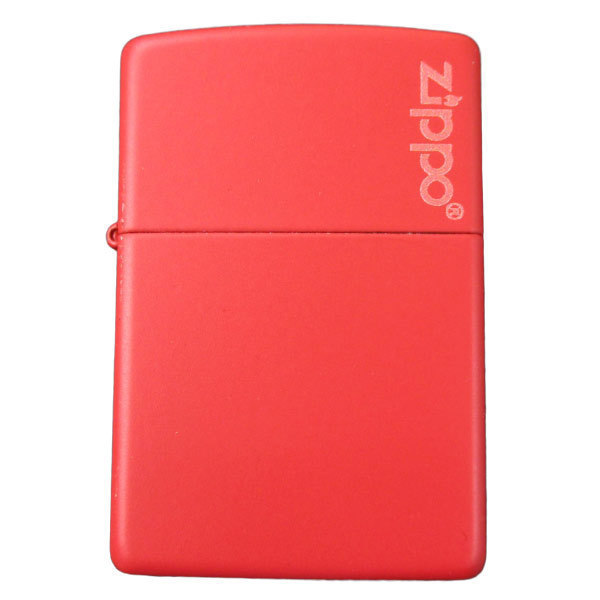 送料無料メール便 ジッポー #233ZL レッドマット 5面マット仕上げ オイルライター拍卖