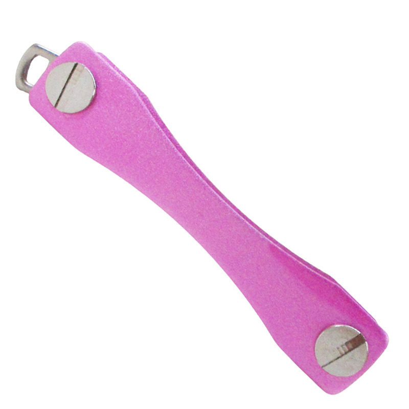 送料無料メール便 スマートキーマスター アルミ わずらわしい鍵の束をスマートに一纏めに ピンク拍卖