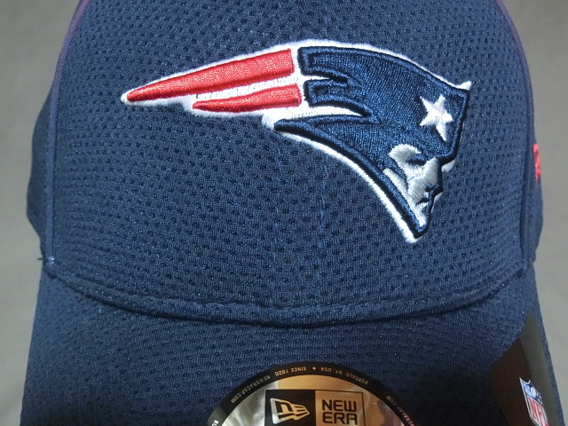 USA購入【NEWERA】【9FORTY】 NFLアメフト ニューイングランド ペイトリオッツ【NewEngland Patriots】TEAM ロゴ刺繍入りキャップ拍卖