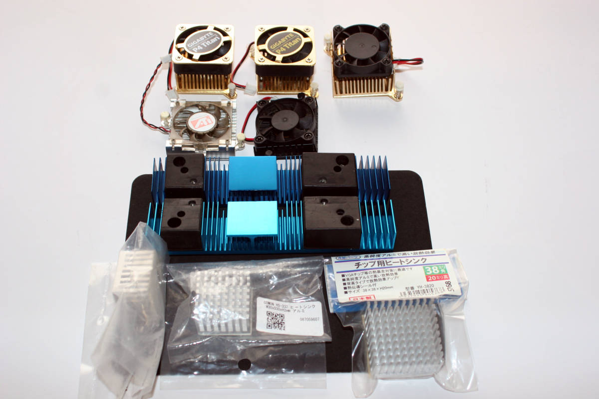 ★★★   GIGABYTE   チップセット用    FAN      と    アルミ    ヒ-トシンク ★★★拍卖