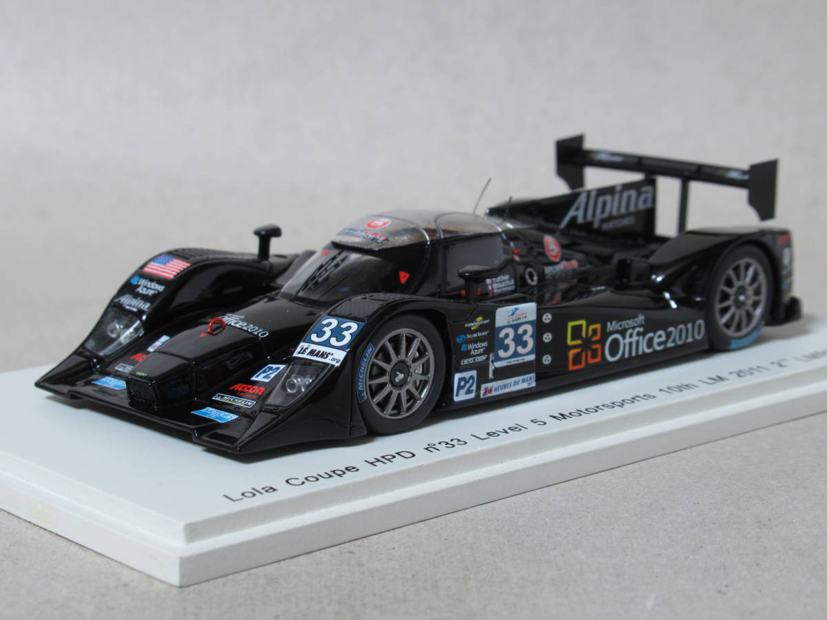 1/43 ローラ クーペ HPD レベル5モータースポーツ #33 ルマン 2011拍卖