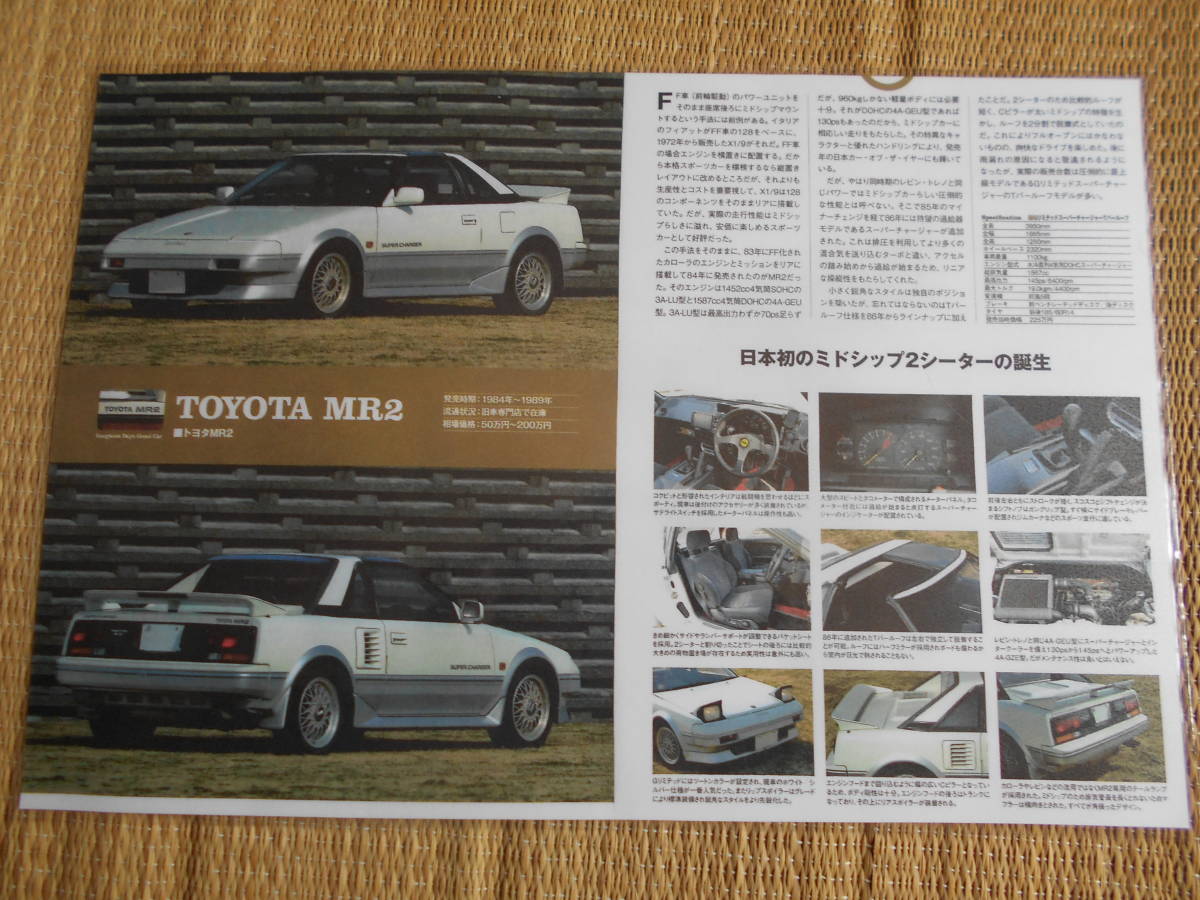 ◎トヨタ MR2Gリミテッド 1984年拍卖