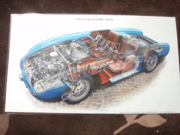 精密透視イラスト DBパンハードHBR(1954)拍卖