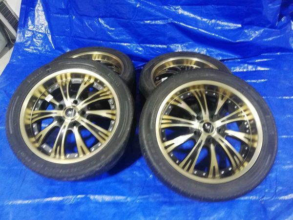 バウンティコレクション Black Diamond タイヤ タイヤホイール 4本 305/40ZR22 PCD150 オフセット50 ランクル100系、ランクル200系・ ID:40拍卖