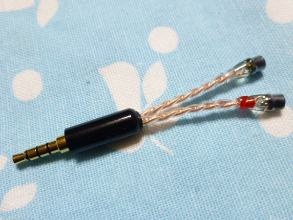 PENTACONN EAR (メス) → T60RP PM-3 HiFiMAN DEVA 変換ケーブル 短め ディックス (MDR-1A M1ST 対応可) SENNHEISER IE 400 IE 500 PRO拍卖