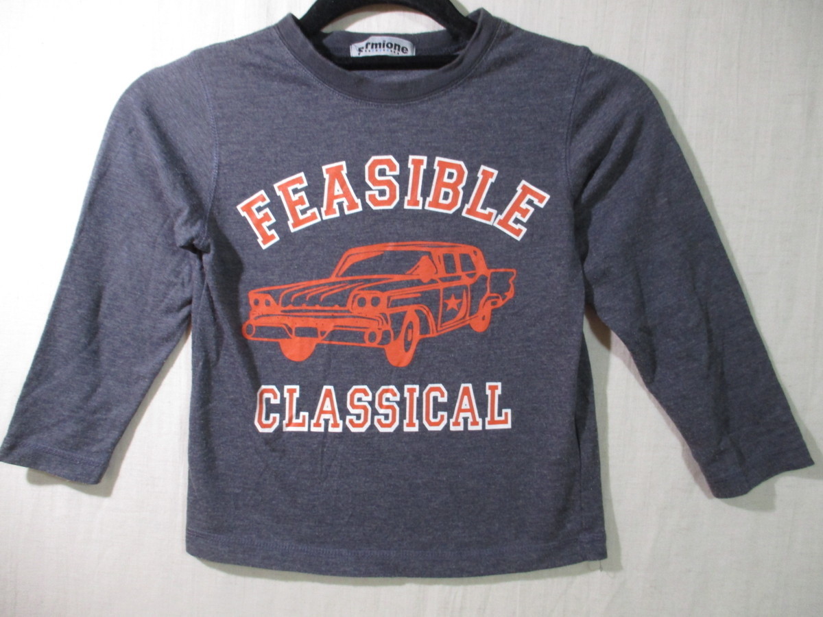 【Sirmione】長袖Tシャツ サイズ110色グレー身丈39身幅31/FAH拍卖