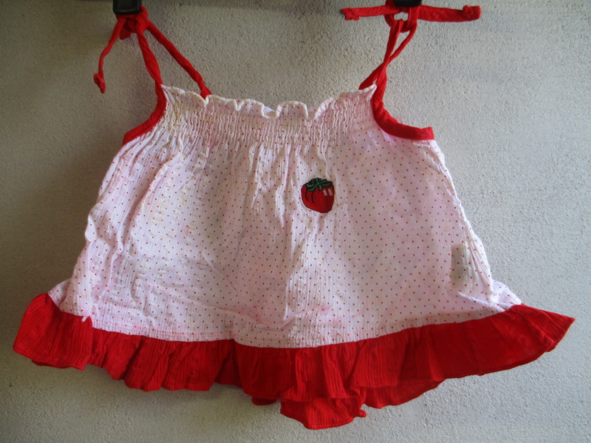 【TOY MATE】 キャミソール ベビー服 サイズ:12months 色:ホワイト 身丈:26 身幅:25/JAM拍卖