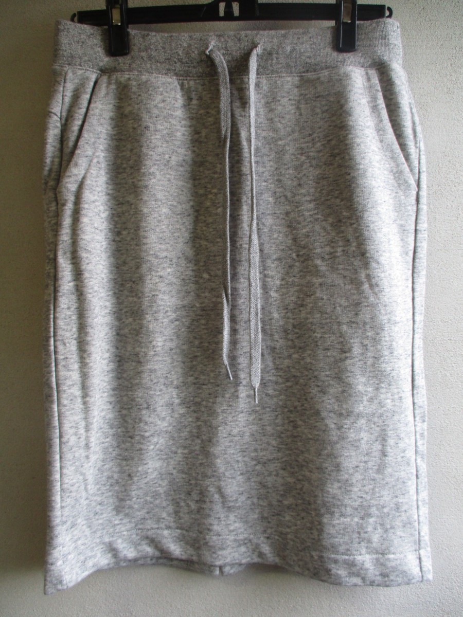 【ユニクロ】 スカート レディース サイズ:S 色:グレー 身丈:55 身幅:33/BAU拍卖