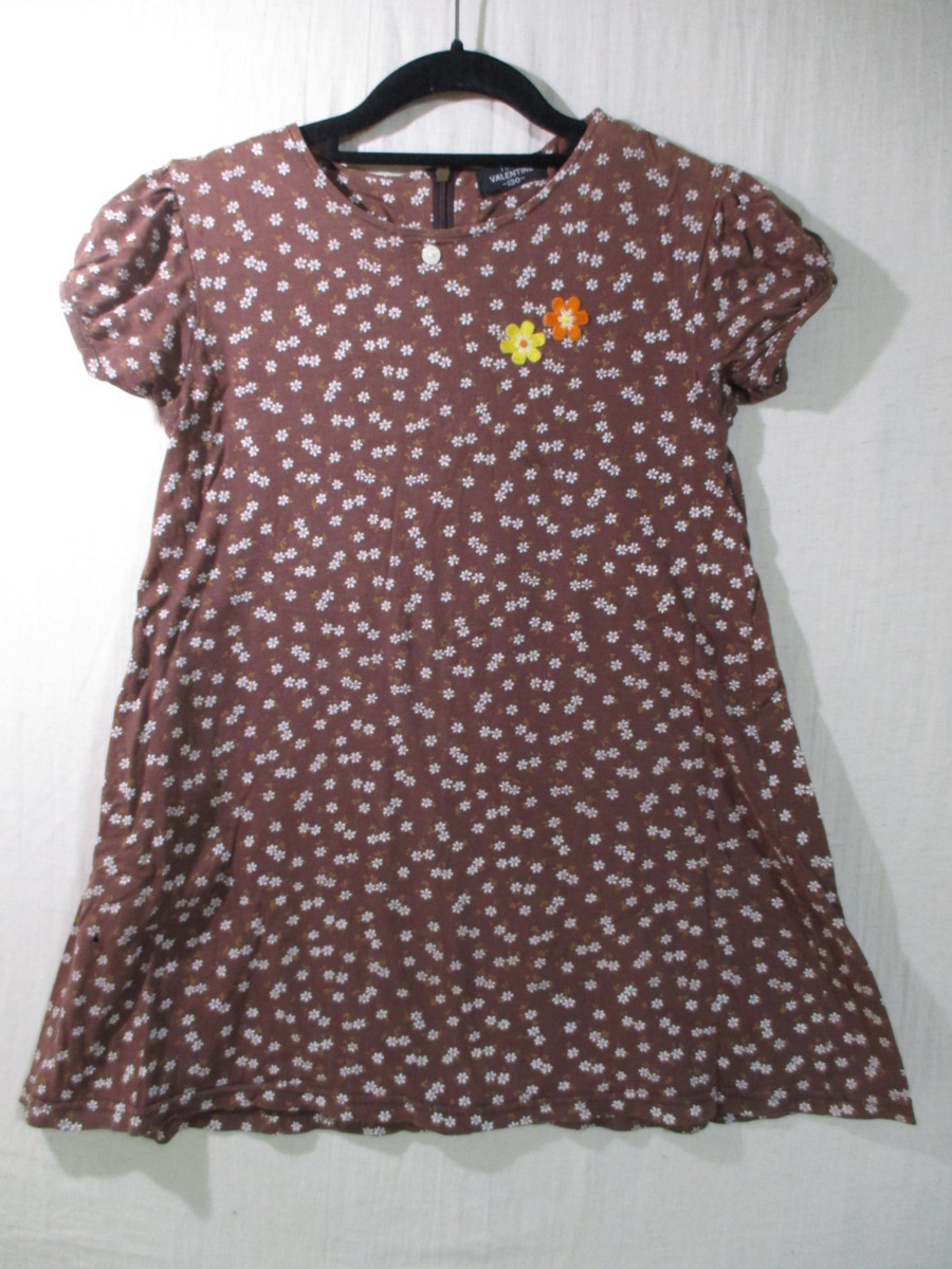 【TUCK VALENTINE】ワンピース サイズ130色ブラウン身丈61/EAC拍卖