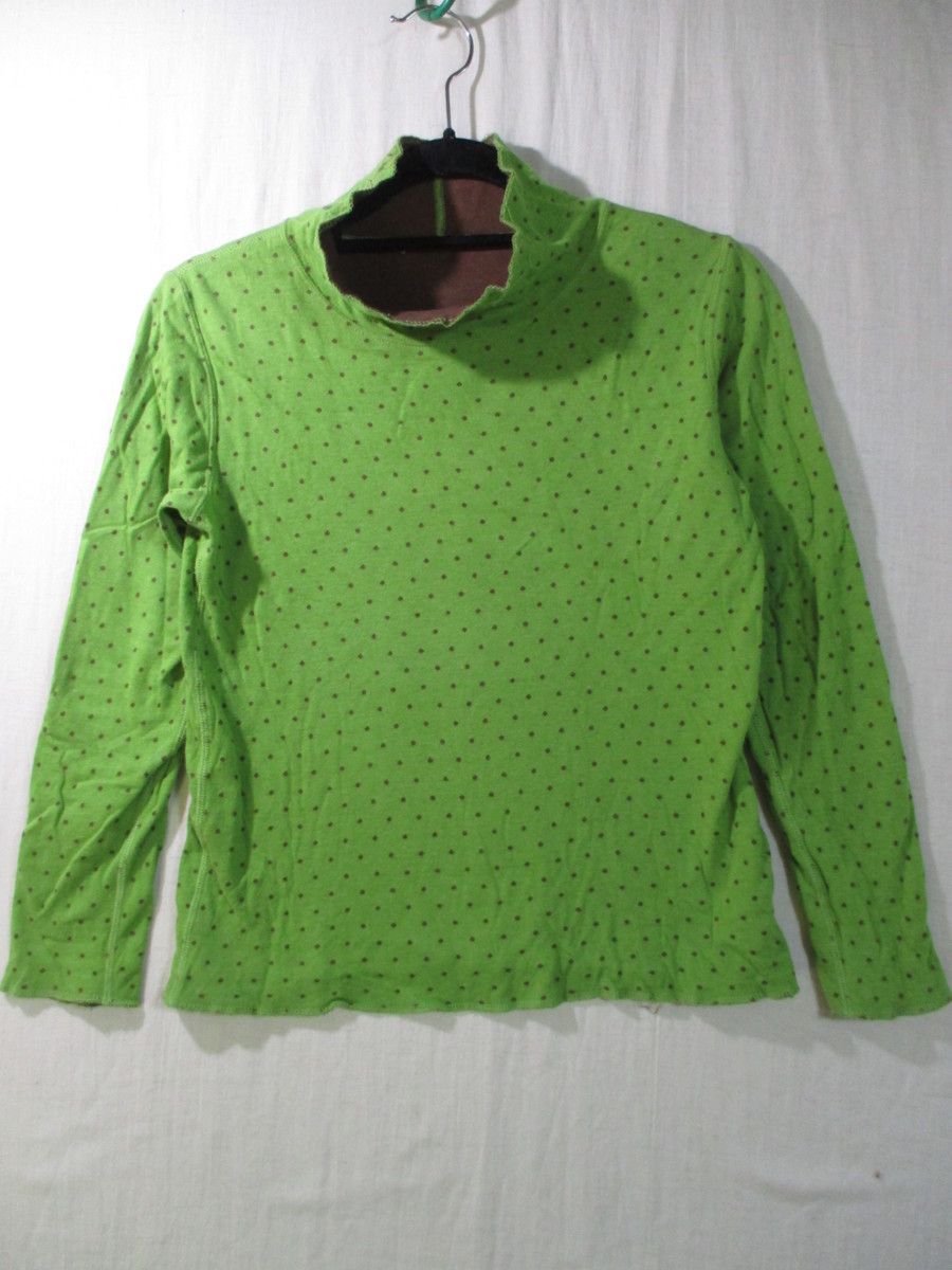 【千趣会】カットソー サイズ140色グリーン身丈54身幅40/EAY拍卖