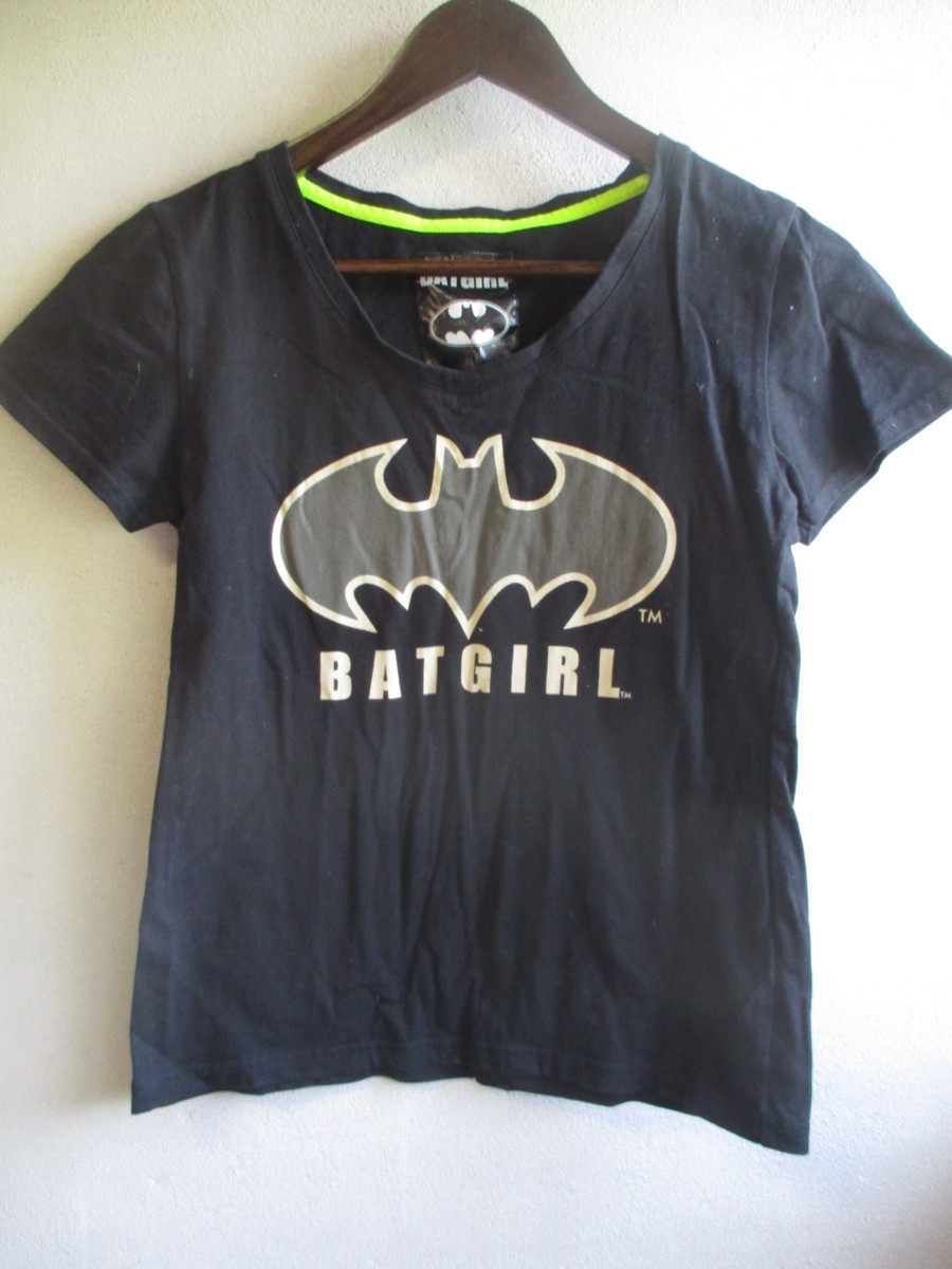 【BATGIRL】 Tシャツ レディース サイズ:L 色:ブラック 身丈:54 身幅:38 肩幅:36/HAH拍卖