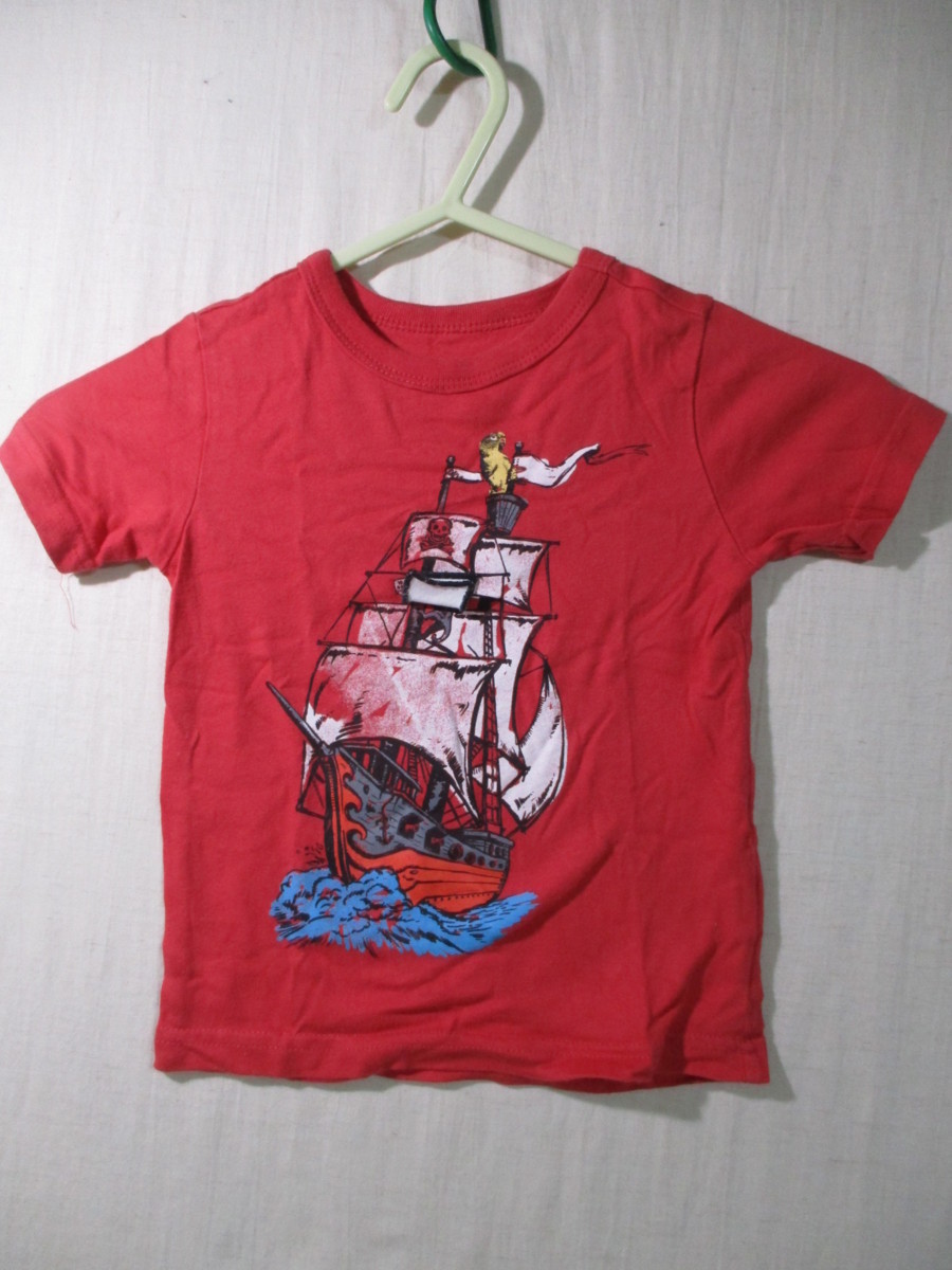 【baby Gap】Tシャツ サイズ80色レッド身丈36身幅27肩幅23/GAB拍卖