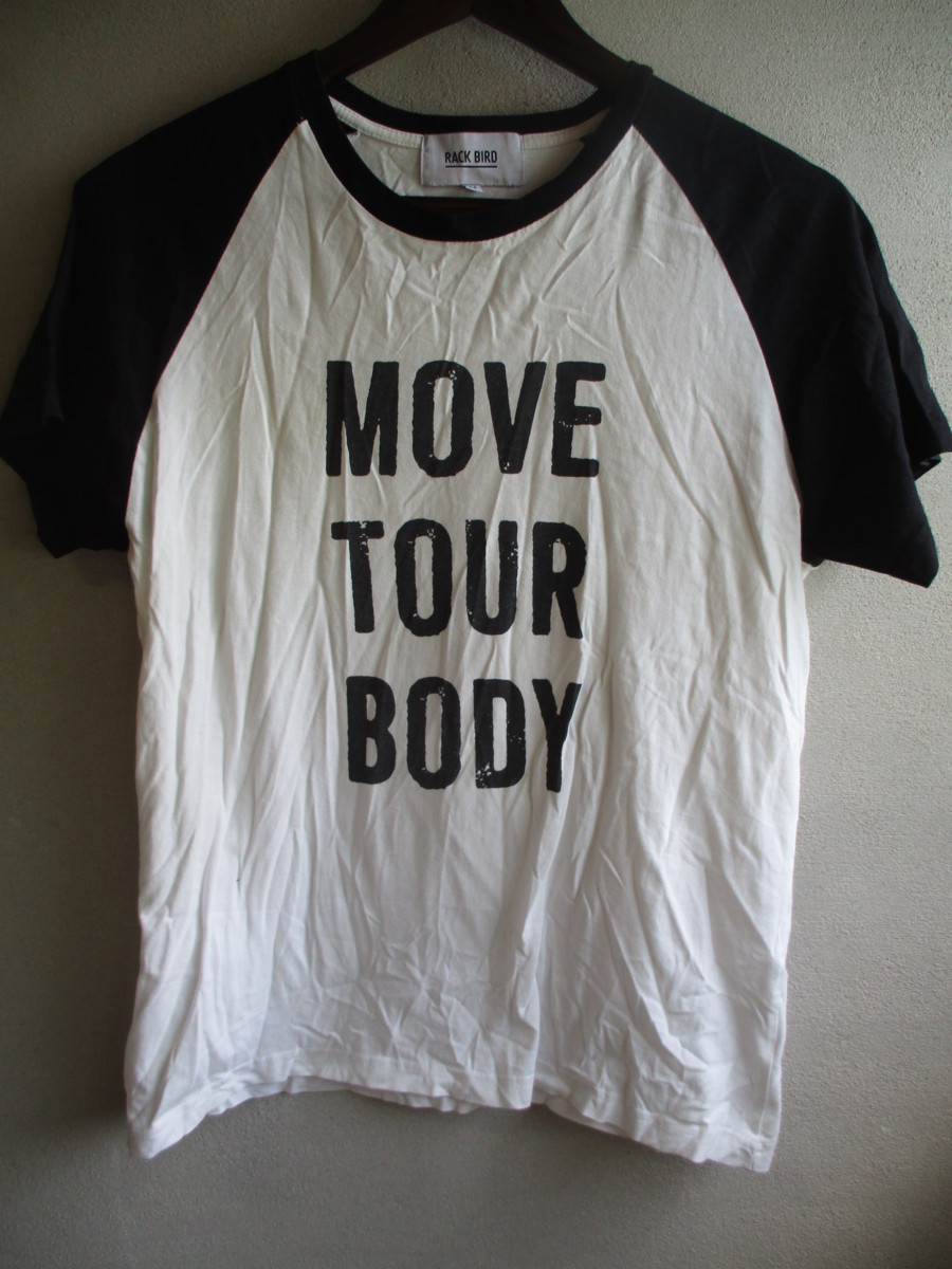 【BACK BIRD】 Tシャツ レディース サイズ:M 色:ホワイト 身丈:59 身幅:41 肩幅:38/AAZ拍卖