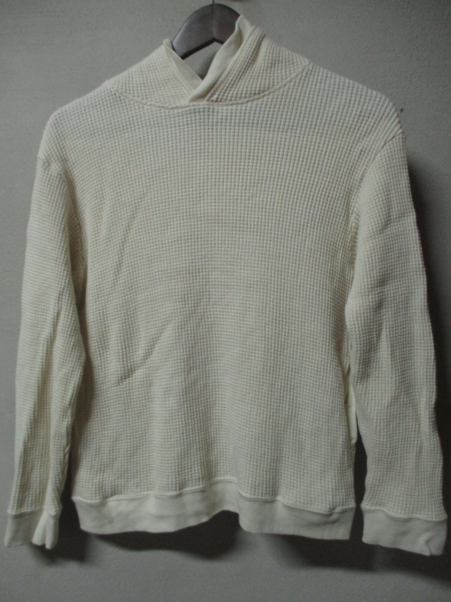 【Allumer】 パーカ レディース サイズ:1 色:アイボリー 身丈:55 身幅:42 肩幅:45/BAH拍卖