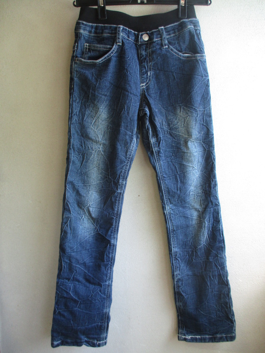 【西松屋】 ジーンズ キッズ サイズ:140 色:ブルー 身丈:83 身幅:26/AAD拍卖