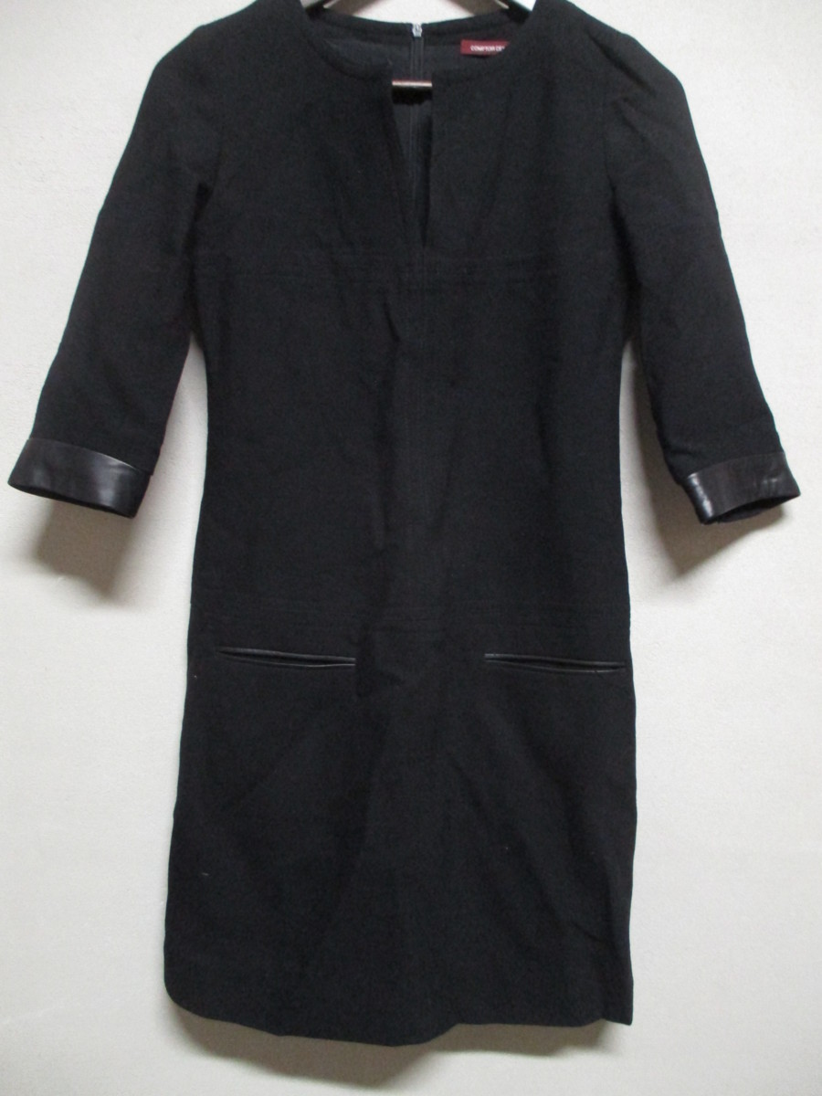 【COMPTOIR DES COTONNIERS】 ワンピース レディース サイズ:34 色:ブラック 身丈:83 身幅:37 肩幅:36/NAH拍卖