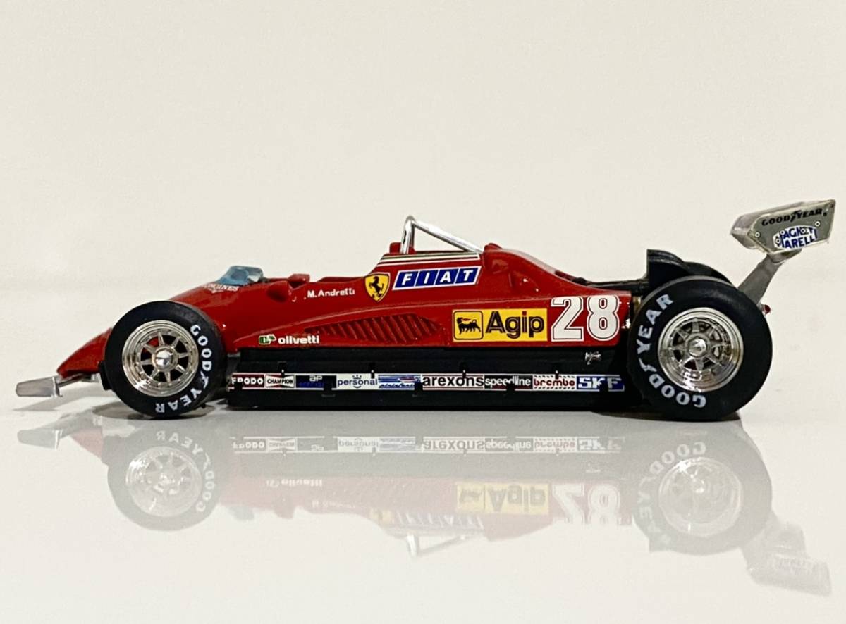 Brumm 1/43 F1 Ferrari 126 C2 Monza 1982 Grand Prix Italia ◆ Mario Andretti #28, Pole Position & 3位 ◆ フェラーリ - ブルーム R288拍卖