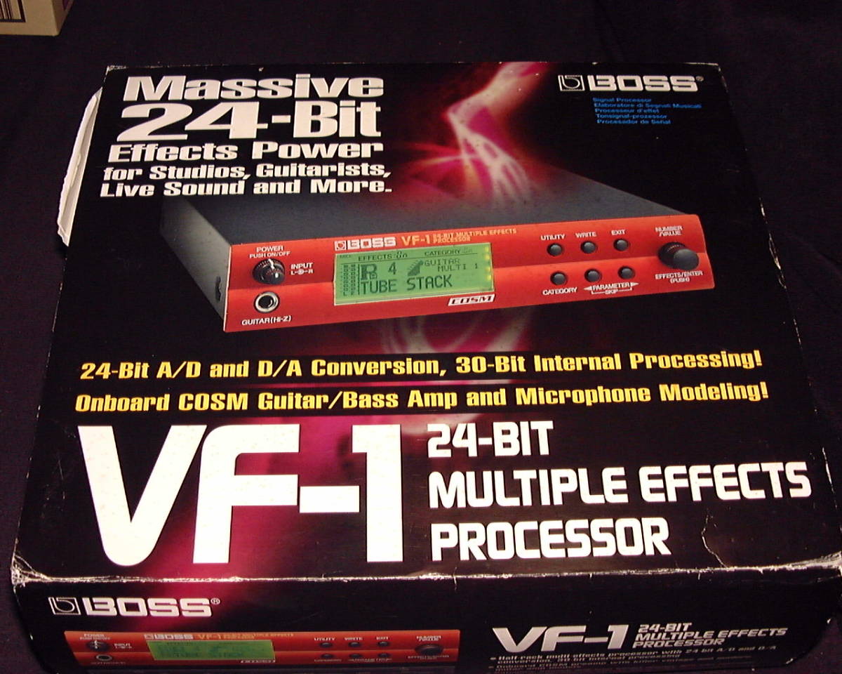 希少 超美品 BOSS VF-1 マルチエフェクター 検Roland fender gibson Marshall Mesa boogie orange maxon ESP free the tone CAJ korg拍卖