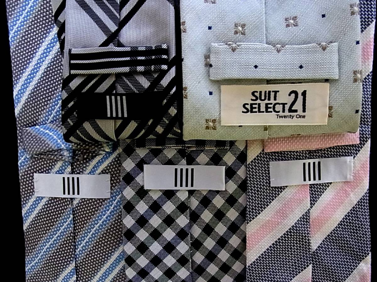 ■即決セール■J0693■ 5本セット全て スーツセレクト「SUIT SELECT」ネクタイ拍卖
