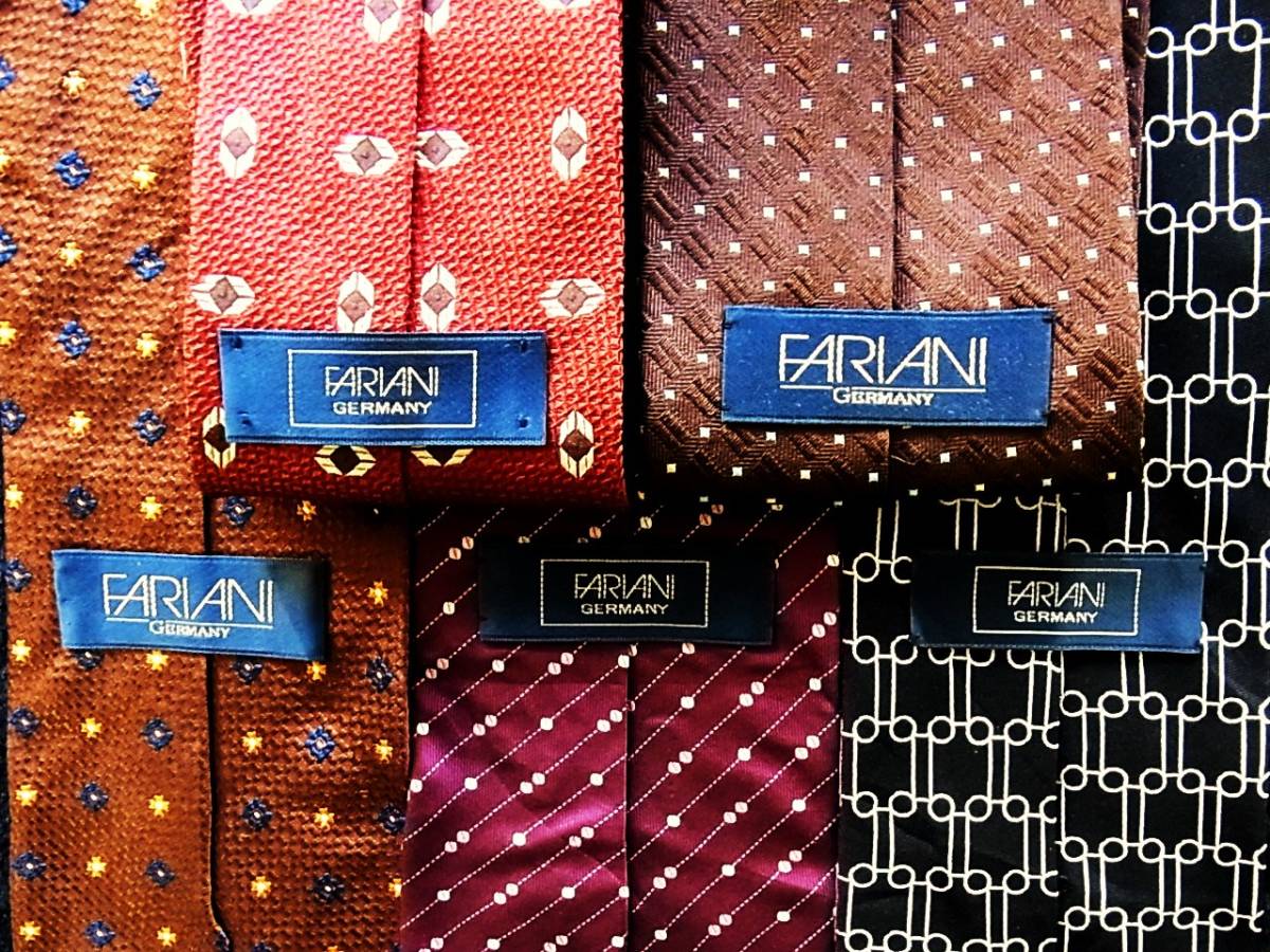 ■即決セール■J0695■ 5本セット全て ファリアーニ「FARIANI」ネクタイ拍卖