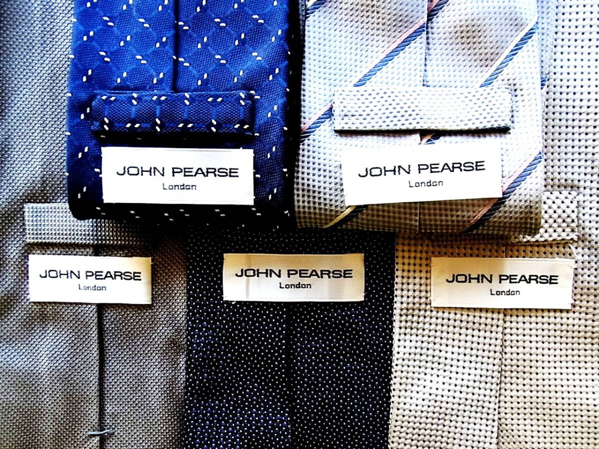 ■即決セール■J0699■ 5本セット全て ジョンピアース「JOHN PEARSE」ネクタイ拍卖