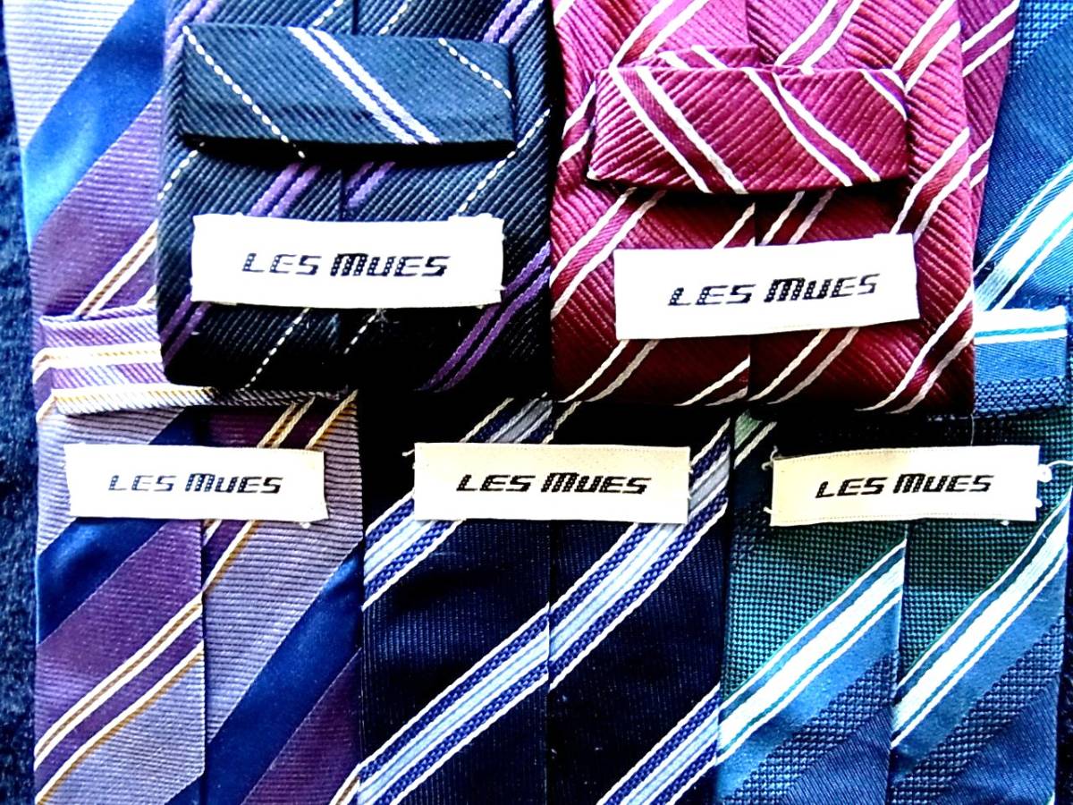 ■即決セール■J0701■ 5本セット全て レミュー「LES MUES」ネクタイ拍卖
