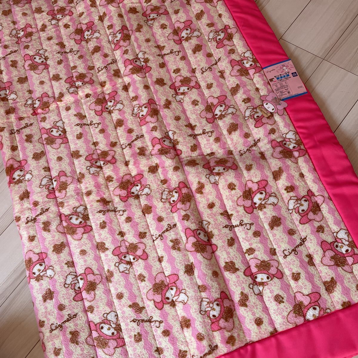 新品☆レア☆リズメロ☆センターラグ☆2畳☆185×185㎝☆正方形☆マイメロ ☆サンリオ☆カーペット☆ピンク☆薔薇拍卖