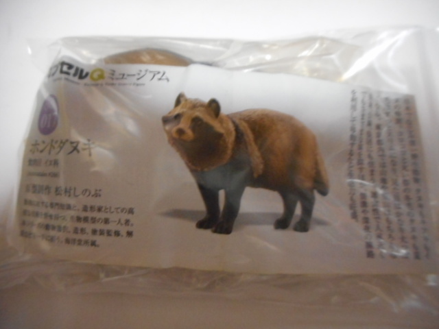 海洋堂☆カプセルQ 日本の動物☆東京/巨大都市と離島☆ホンドタヌキ☆17拍卖