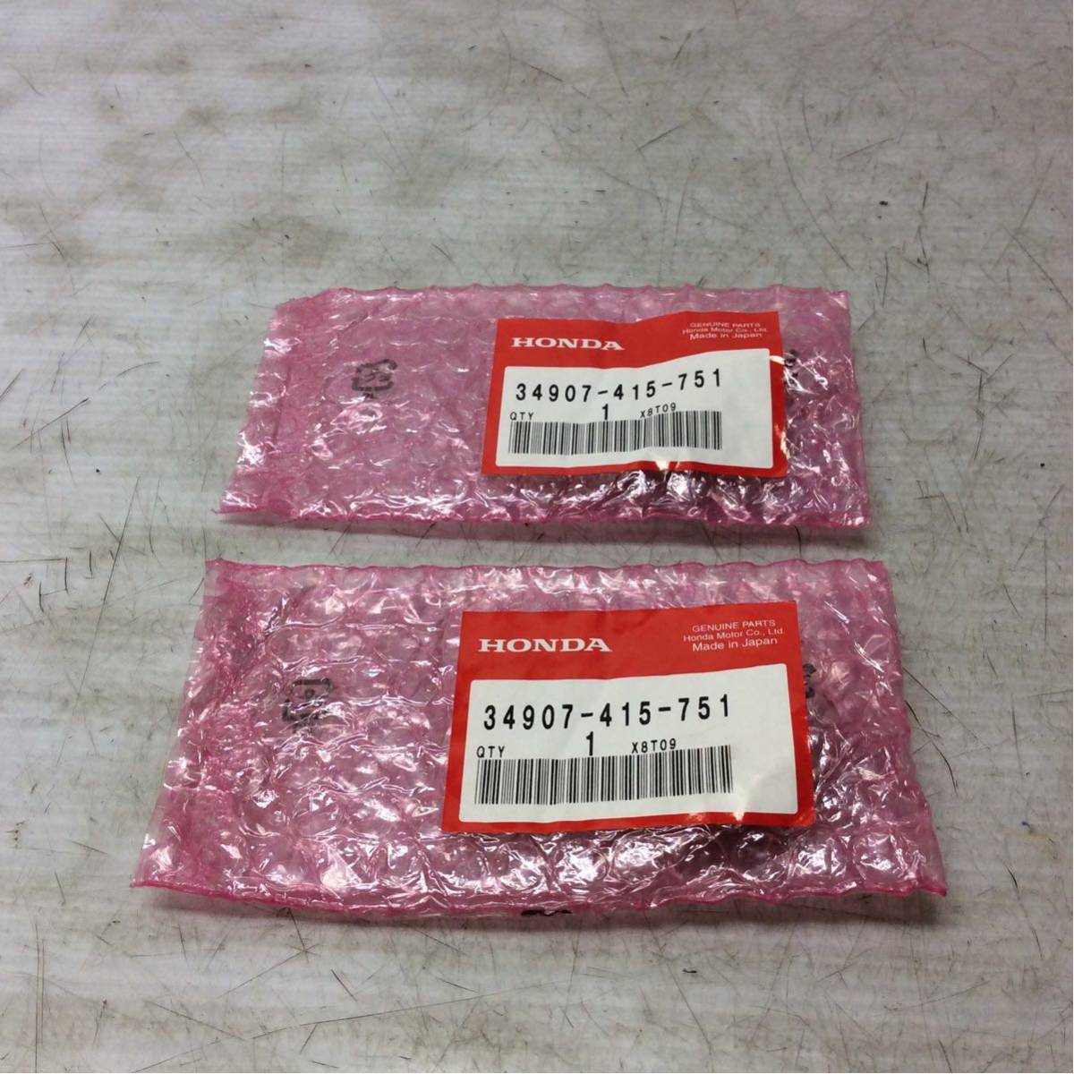 B14-34 ホンダ スーパーカブ50 C50 トゥディ ウィンカーバルブ 12V10W 2コ セット 純正部品 34907-415-751 未使用品 長期在庫品拍卖