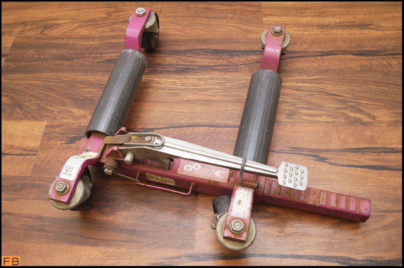 税込◆GOJAK◆5000 簡易車輌移動ユニット タイヤローラー カードリー キャスター ゴージャック-JZ-6846拍卖