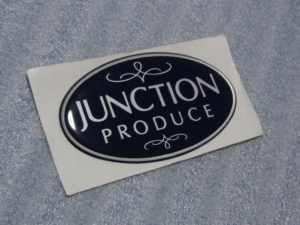 新品 激レア ジャンクションプロデュース JUNCTION PRODUCE エンブレムステッカー タイプB ダークブルー 濃紺 VIPCAR 厚みあり拍卖