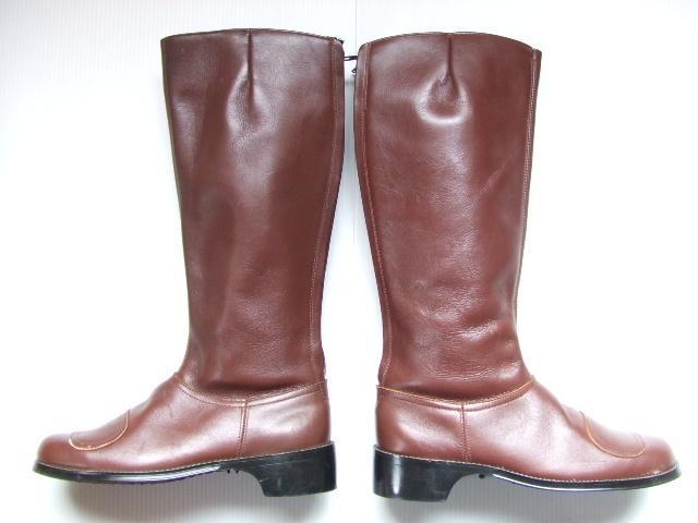 25.0cm 当時物 新品 LEAD製 ロングブーツ リード 旧車 昭和 特攻ブーツ トーヨコ カフェレーサー リードスペシャル 暴走族 茶色 25cm sub拍卖