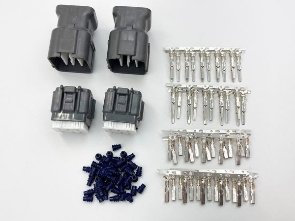 YO-910 【レヴォーグ 後期 ヘッドライト カプラー 左右分 W9D 16PS*2 端子*2】 VMG VM4 D型~F型 純正 LED コネクター 端子拍卖